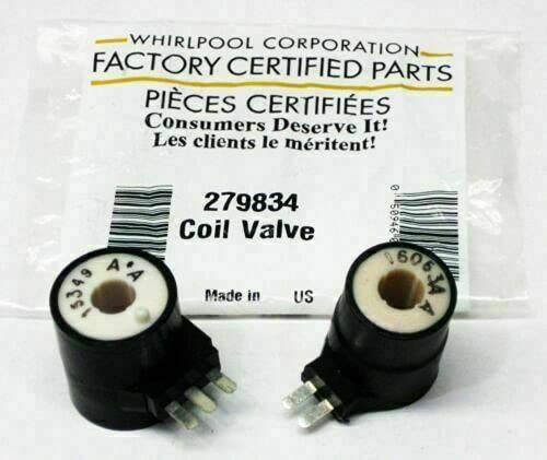 Whirlpool 279834 Dryer Gas Valve Solenoid Replacement Part - Compatible with Whirlpool Dryers - Perfect for Gas Dryer Repair & Maintenance