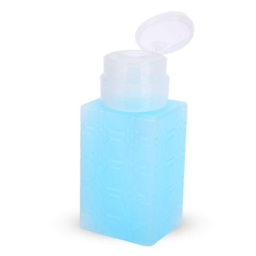 Empty Nail Art Pump Bottle - Easy Push Down Liquid Dispenser for Nail Polish & Makeup Remover | Perfect for Salon, Home Manicure & Beauty Storage