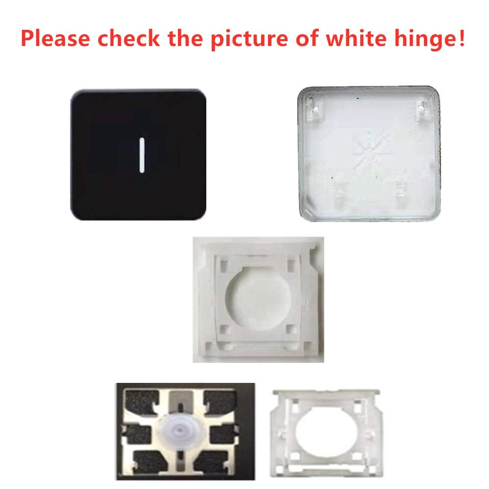 Replacement I Key Cap & Hinges for MacBook Pro A1425 A1502 A1398 & MacBook Air A1369 A1466 A1370 A1465 - Compatible Keyboard Repair Part for Broken or Missing Keys - Perfect for Typing, Coding & Office Work