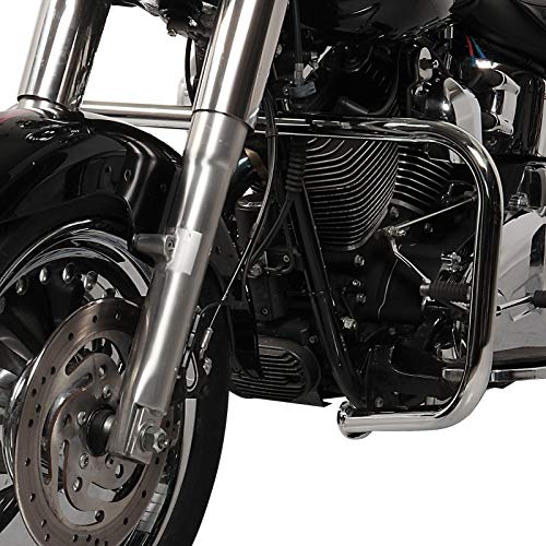 Harley Davidson CVO Softail Deluxe 14-15 ST2 Chrome Engine Guard - Heavy Duty Motorcycle Crash Bar for Protection & Style - Perfect for Cruising & Long Rides
