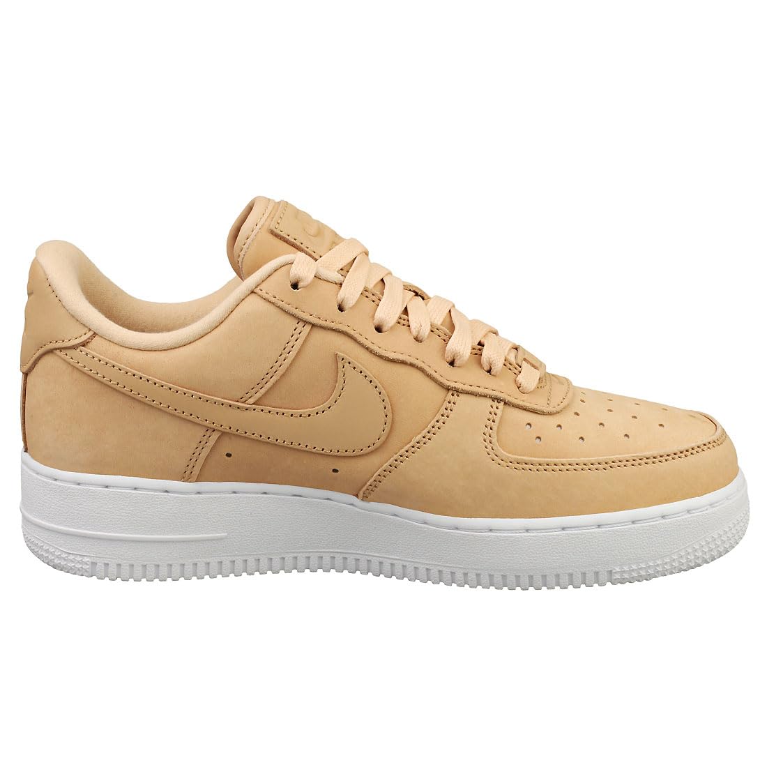 Nike Women's Air Force 1 Premium MF Vachetta Tan/White Sneakers Size 9.5 - Comfortable Casual Shoes for Walking, Running & Everyday Wear
