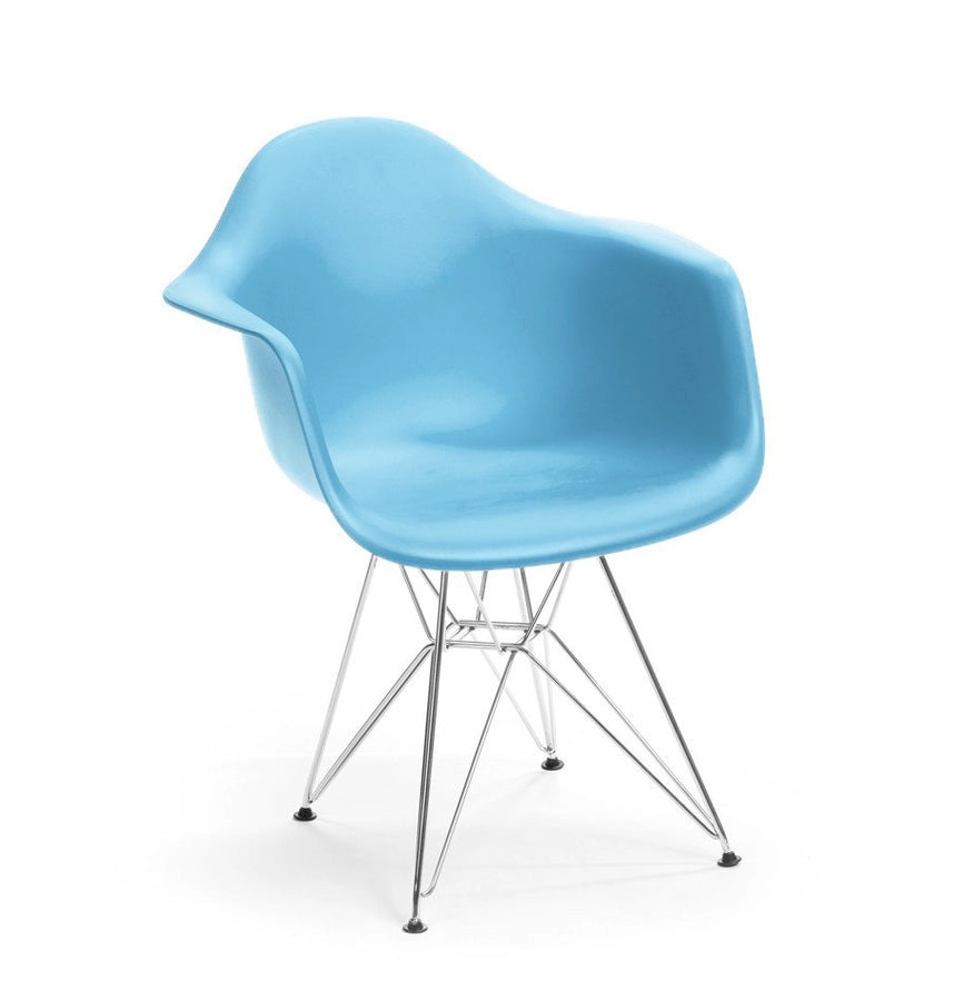 Periwinkle with Chrome Legs