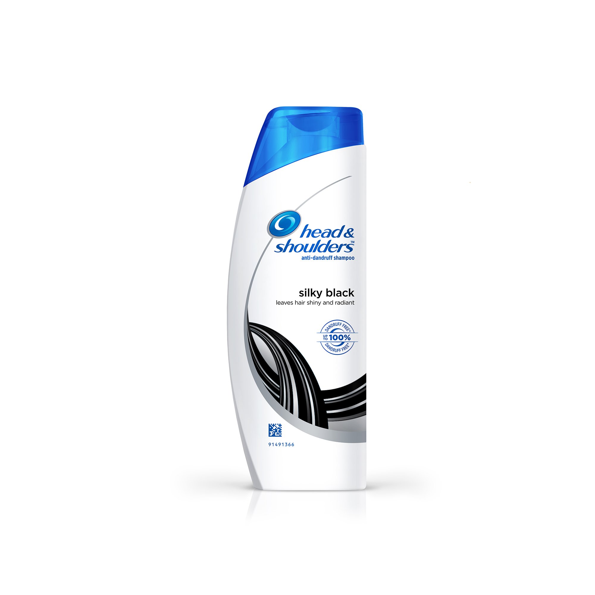 Head & Shoulders Silky Black Shampoo 72ml - Anti-Dandruff & Hair Strengthening Formula for Smooth & Shiny Black Hair - Perfect for Daily Use & Travel Size