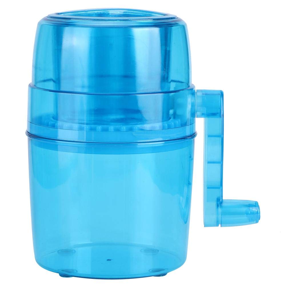 Portable Hand Crank Ice Crusher - Mini Manual Ice Shaver Machine for Snow Cones, Cocktails & Kitchen Use - Perfect for Home, Parties & Outdoor Adventures