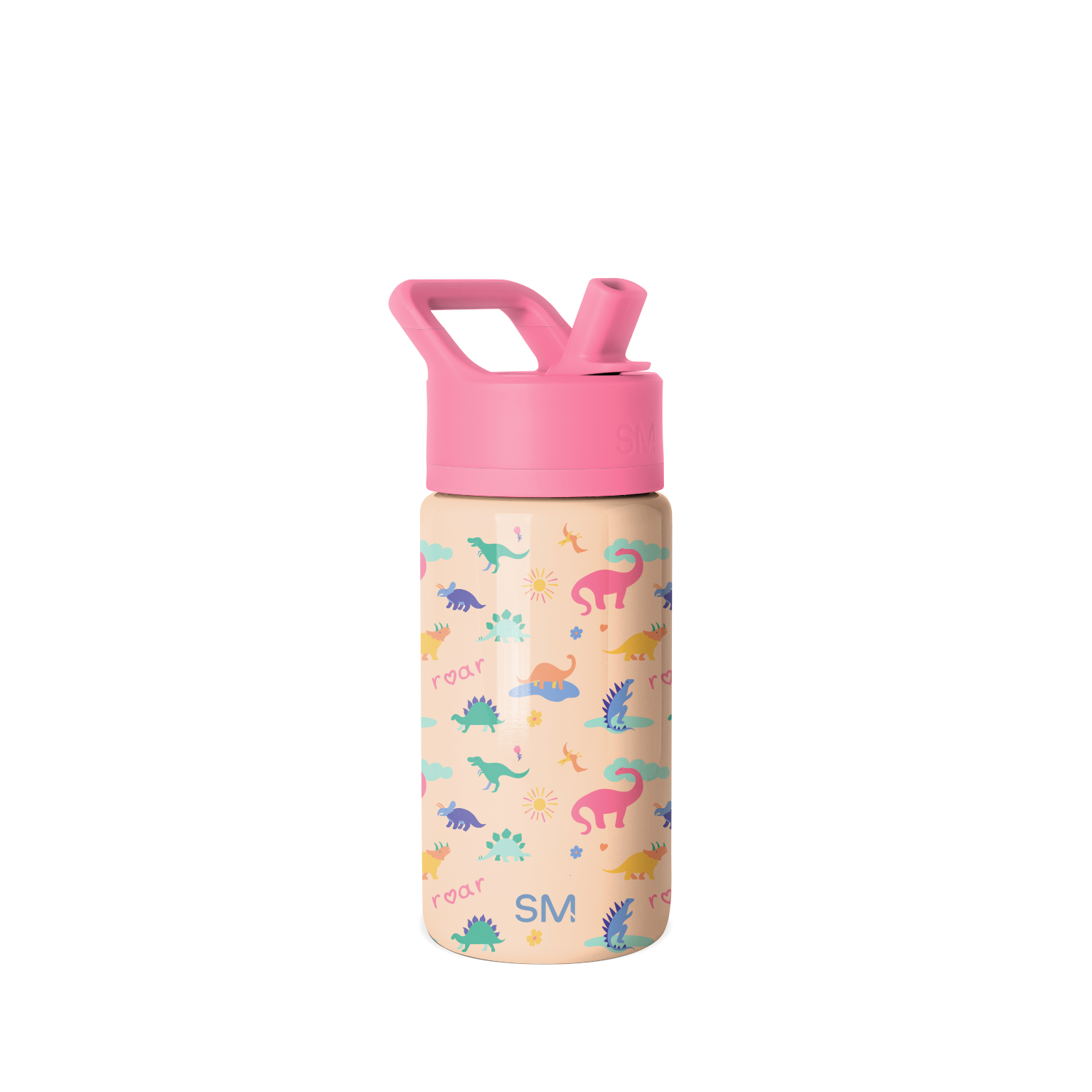 Summit Kids Water Bottle with Straw Lid - BPA Free, Leak Proof, Insulated Stainless Steel Bottle for School, Sports & Outdoor Activities