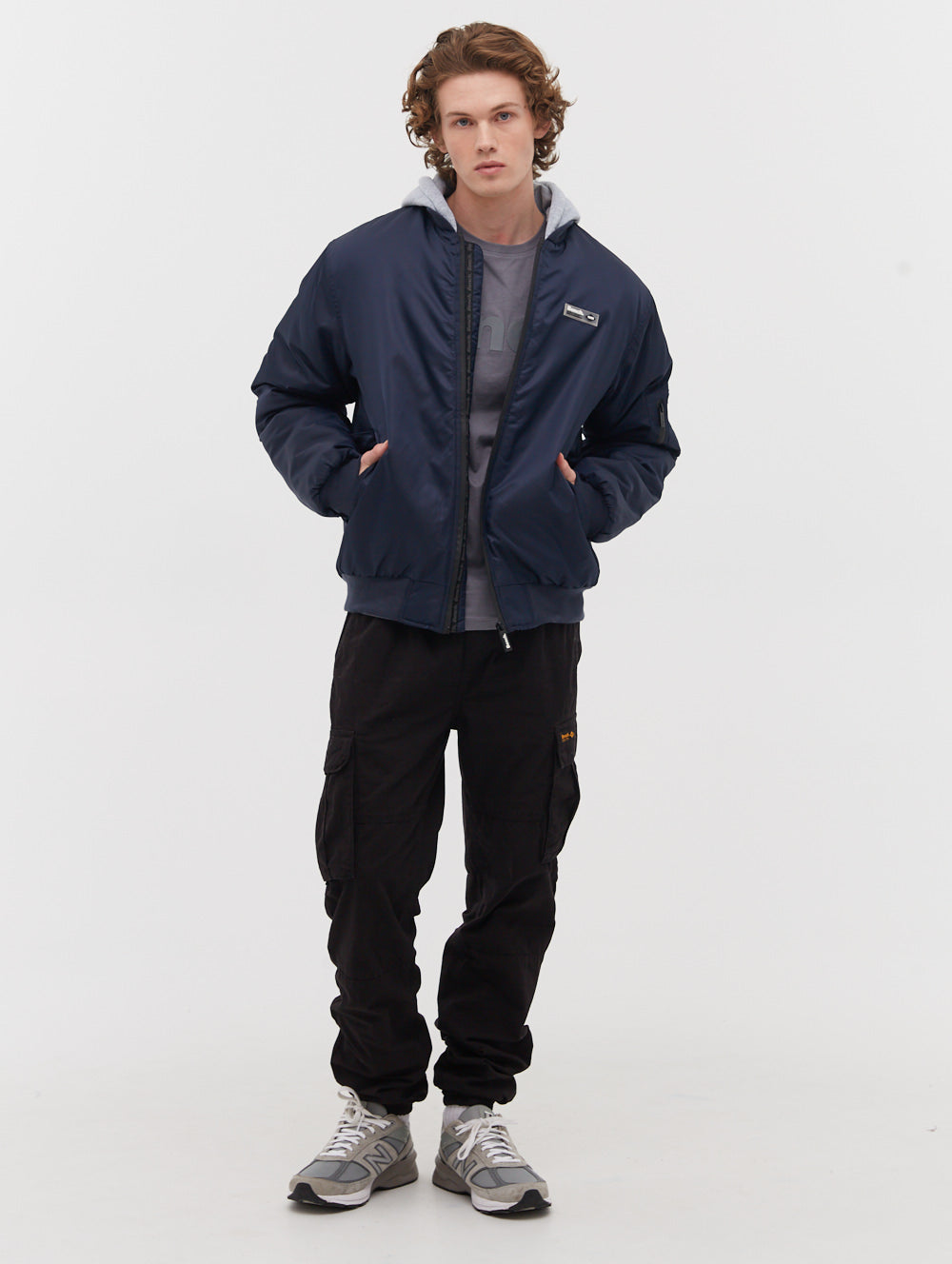 Bomper Fleece Hooded Bomber Jacket for Men & Women - Warm Winter Outerwear for Casual Streetwear & Outdoor Activities