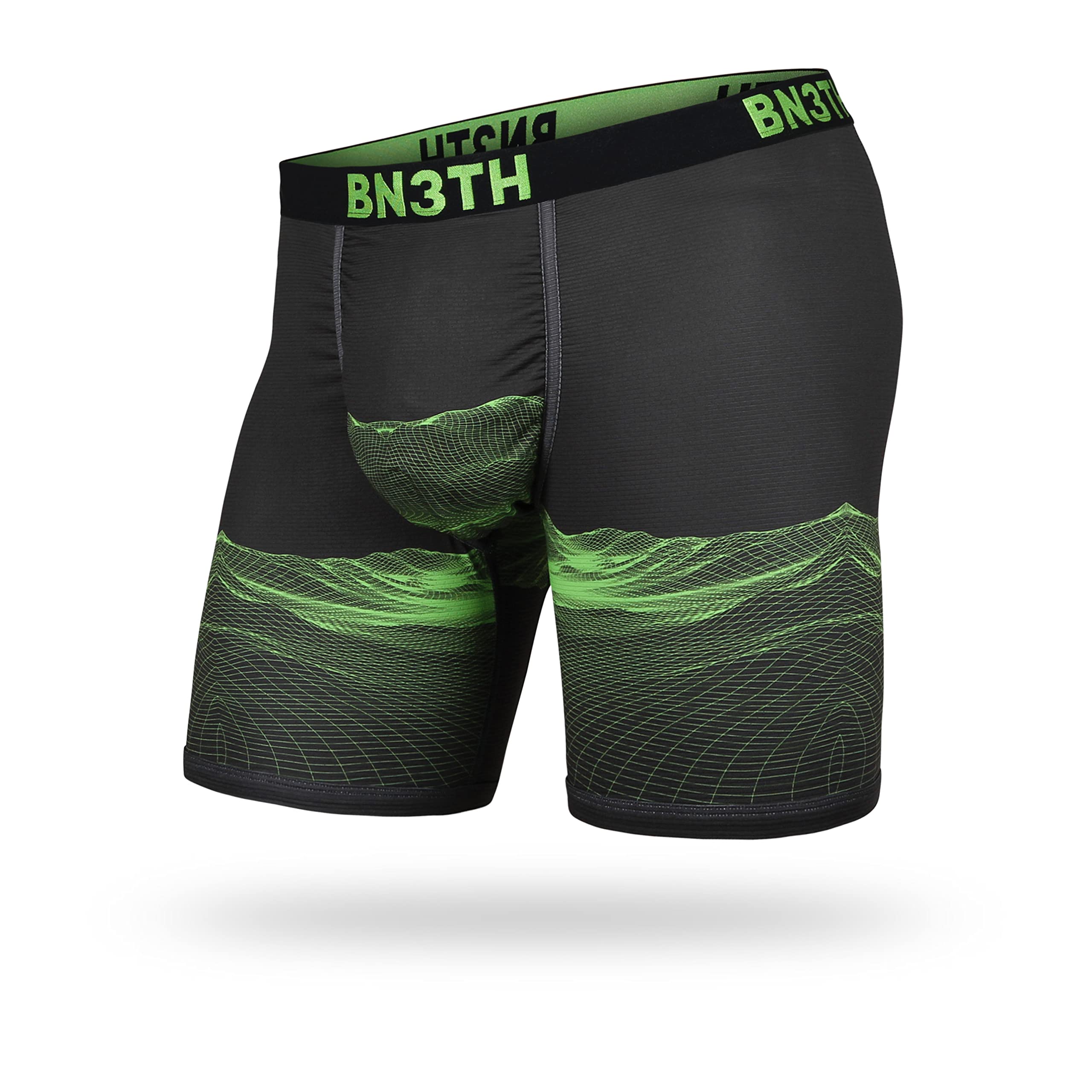 PRO XT2® Performance Boxer Brief - Black/White Laser Print - Moisture-Wicking & Breathable Men's Underwear for Workout, Running & Everyday Comfort