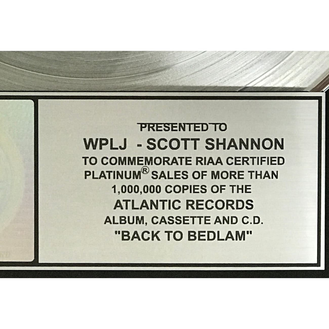 James Blunt Back To Bedlam RIAA Platinum Album Award - Certified Platinum Music CD - Perfect for Home Listening, Car Rides & Gift Giving