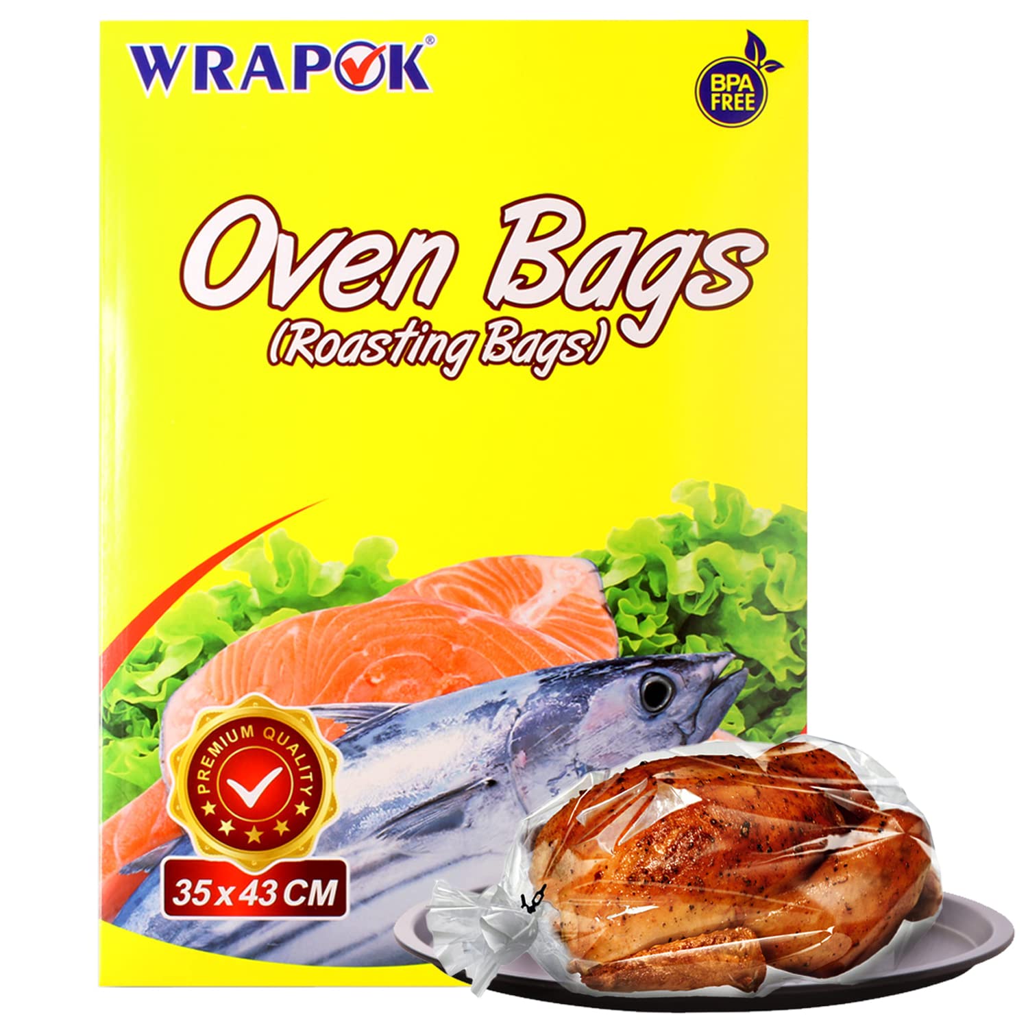 Premium Oven Cooking Bags - Medium Size 14