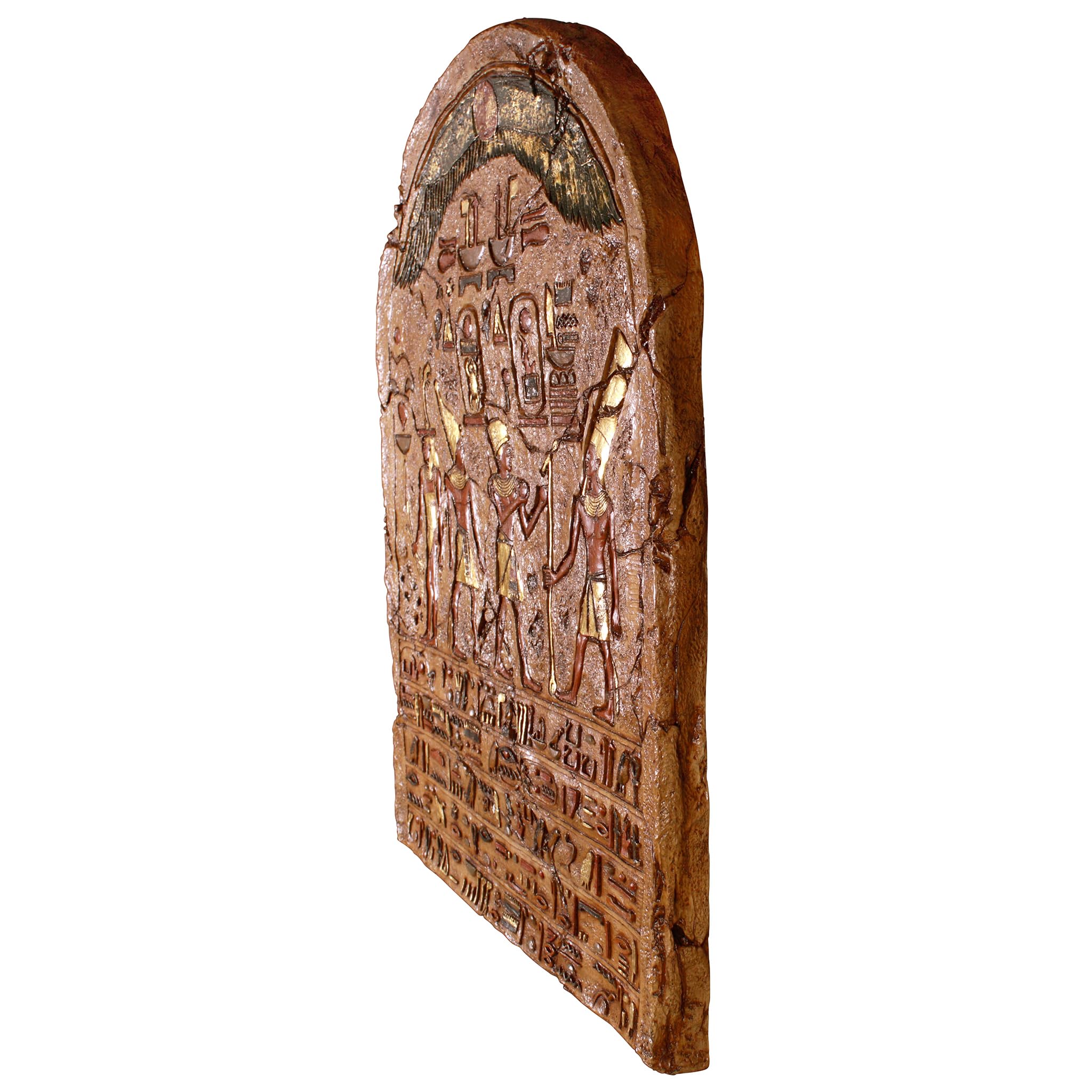Design Toscano Egyptian Grand-Scale Ceremonial Wall Sculpture - Ancient Egypt Decor for Home, Office & Museum Displays