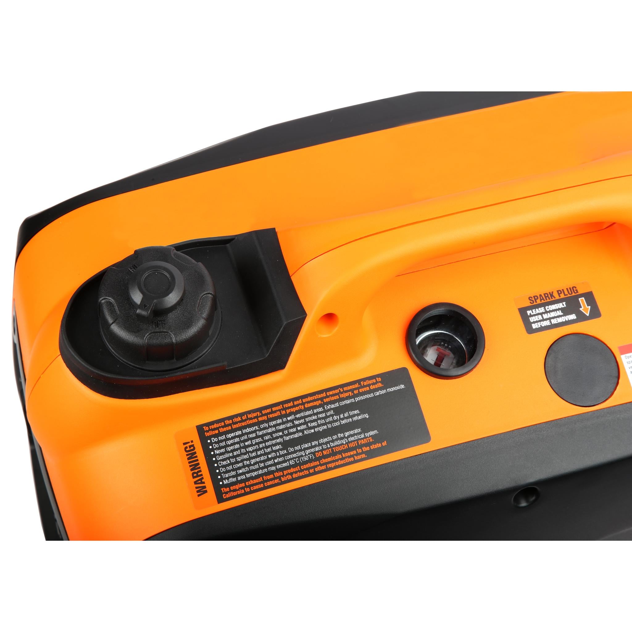 WEN DF250iX 2500W Super Quiet Portable Dual Fuel Inverter Generator with CO Sensor & Fuel Shut Off - Perfect for Camping, RV Trips & Emergency Power Backup