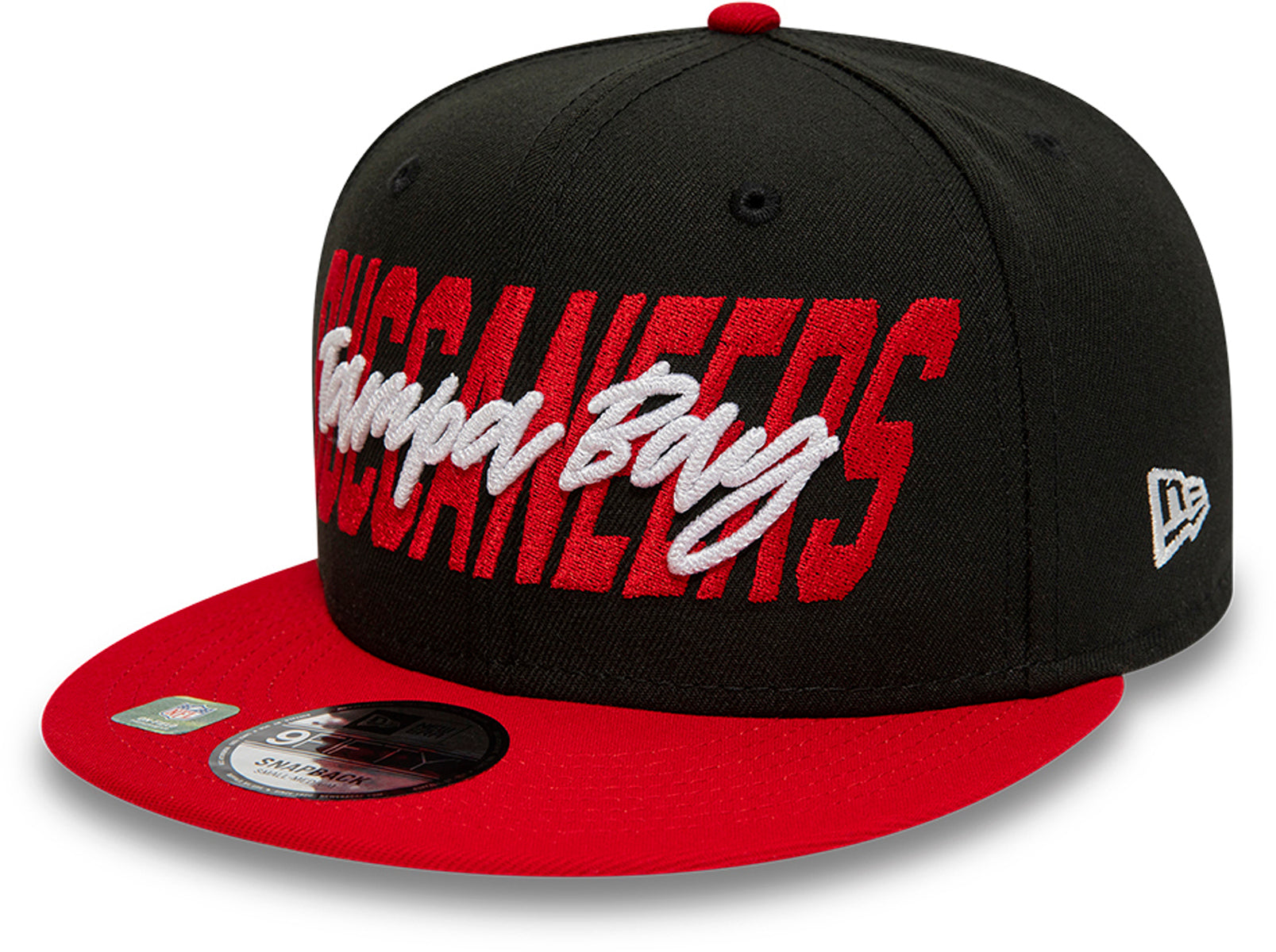 Tampa Bay Buccaneers New Era 9Fifty Snapback Hat - 2022 NFL Draft Edition - Official NFL Licensed Adjustable Baseball Cap for Men & Women - Perfect for Game Day, Sports Events & Casual Wear