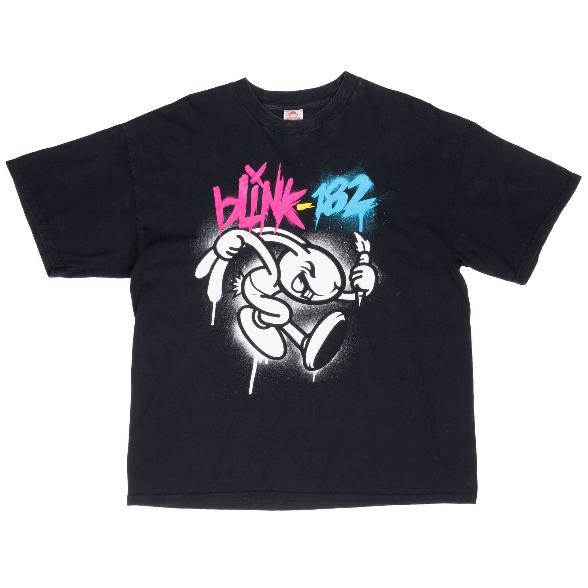 Vintage Blink 182 Honda Civic Tour 2011 Black T-Shirt XL - Official Band Merch for Concerts & Music Fans