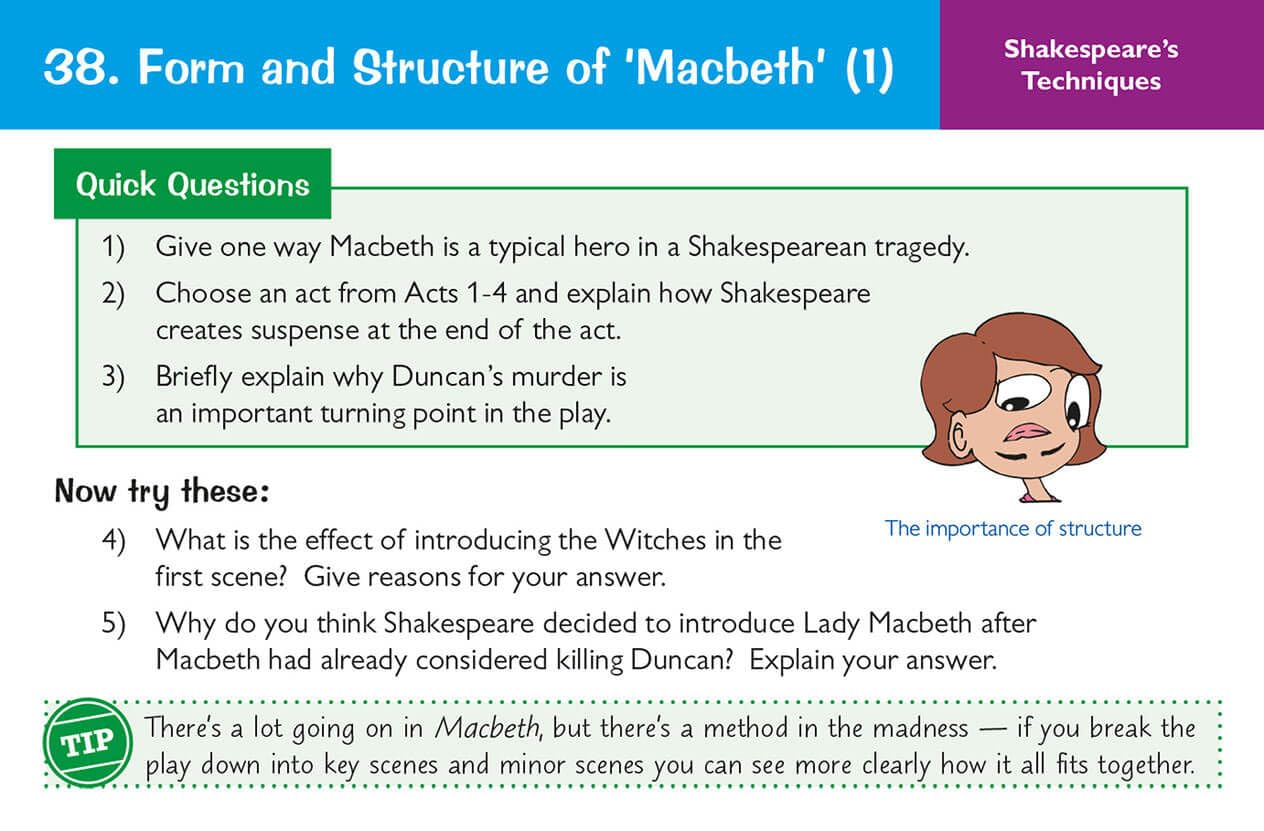 GCSE English Literature Revision Cards: Macbeth by Shakespeare - Study Guide for 2025 & 2026 Exams | CGP GCSE Question Cards | Perfect for Classroom Learning & Self-Study
