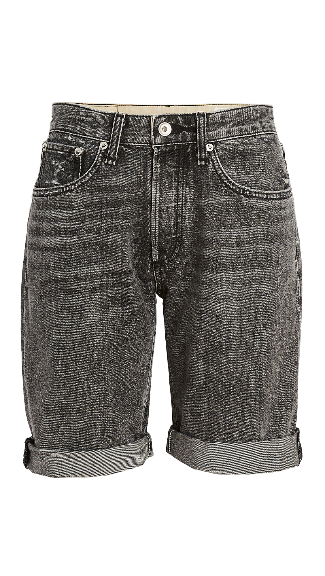 Rag & Bone Women's Rosa Mid Rise Walking Shorts - Comfortable Denim Shorts for Casual Wear, Summer Outfits & Travel | Perfect for Walking, Shopping & Outdoor Activities