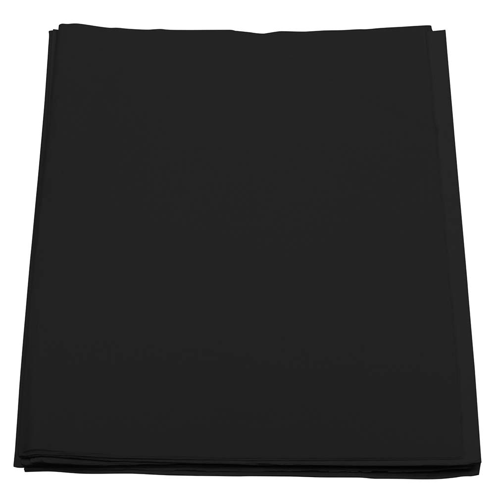 Premium JAM PAPER Black Tissue Paper - 480 Sheets per Ream - Perfect for Gift Wrapping, Party Decorations, and Craft Projects