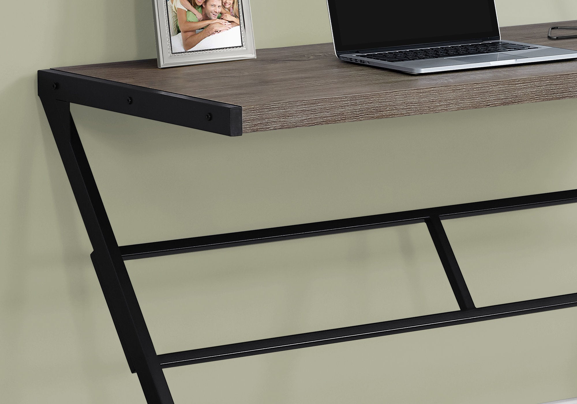 48L Office Series Dark Taupe & Black Metal File Cabinet - Perfect for Home, Office, and Storage Organization