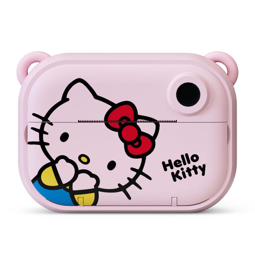 Hello Kitty Instant Print Digital Camera for Kids - 32GB Memory Card, Selfie Camera & Video Recorder by Kidamento | Perfect for Birthday Gifts, Travel Souvenirs & Scavenger Hunt Activities