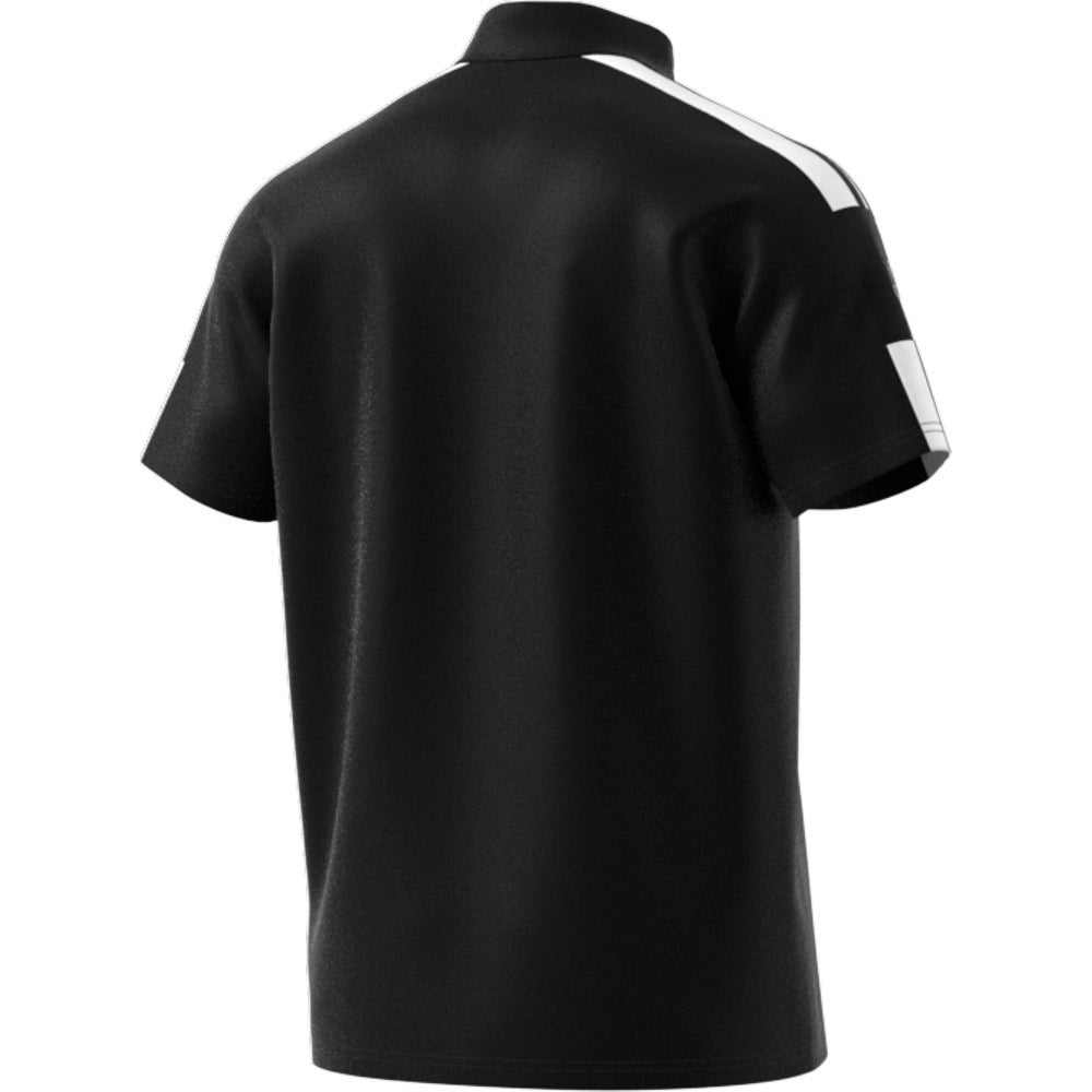 Adidas Adult Squadra 21 Polo Shirt for Men & Women - Breathable Performance Golf & Casual Wear (Black/White) - Perfect for Sports, Work & Everyday Outfits