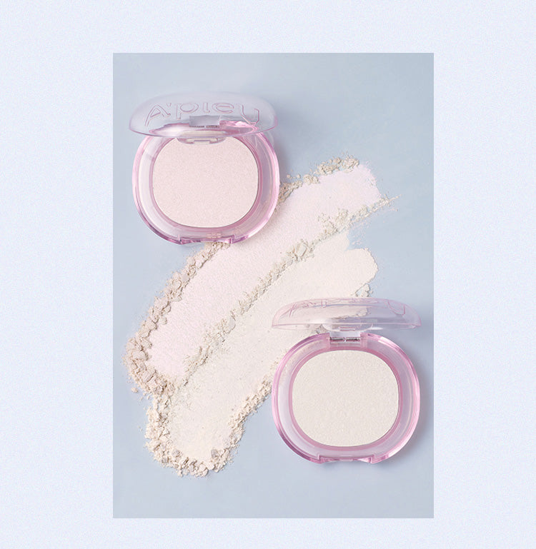 A'pieu Juicy Pang Gleaming Highlighter 4.7g - 2 Shimmering Colors for Dewy Glow | Perfect for Everyday Makeup & Special Occasions