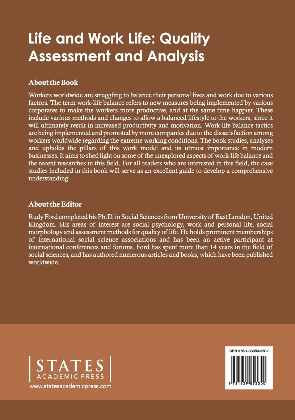 Life and Work Life: Quality Assessment and Analysis for Personal Growth & Career Development | Self-Improvement Guide for Professionals