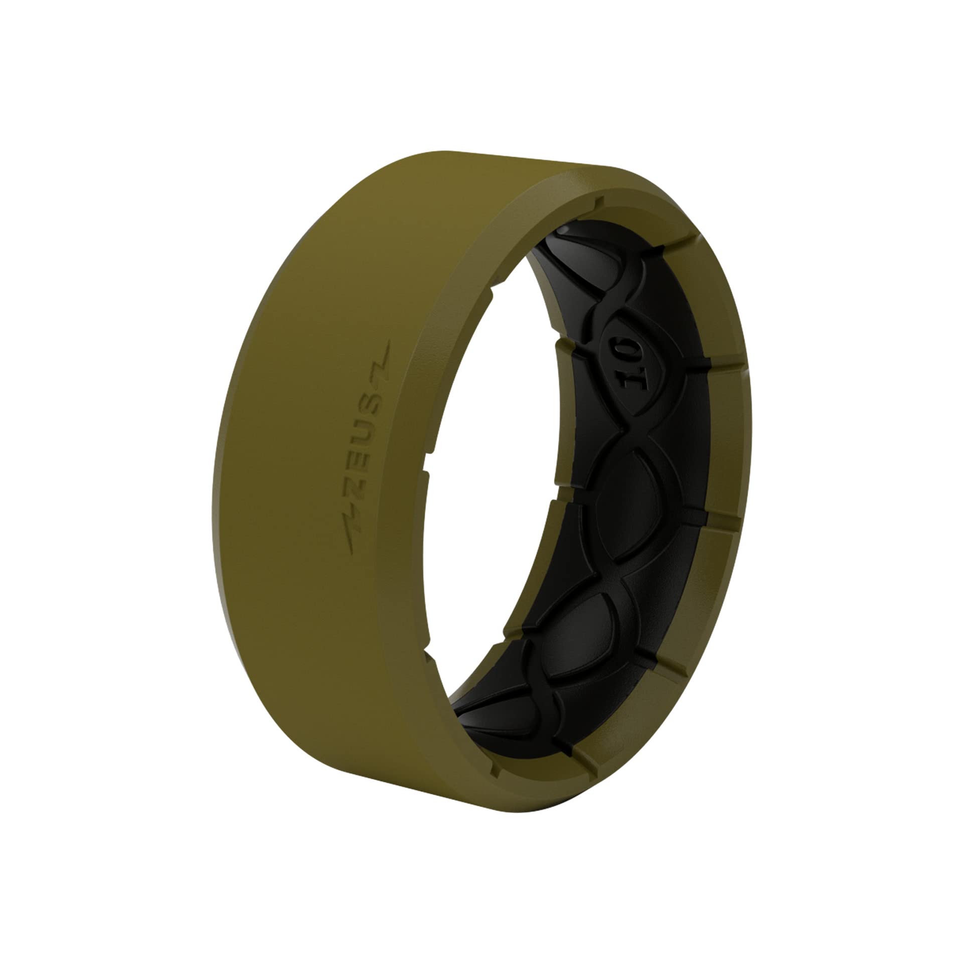 **Groove Life Zeus Silicone Ring for Men – Durable, Breathable Rubber Wedding Band with Lifetime Warranty & Comfort Fit – Perfect for Active Lifestyles, Gym, Swimming & Outdoor Adventures**