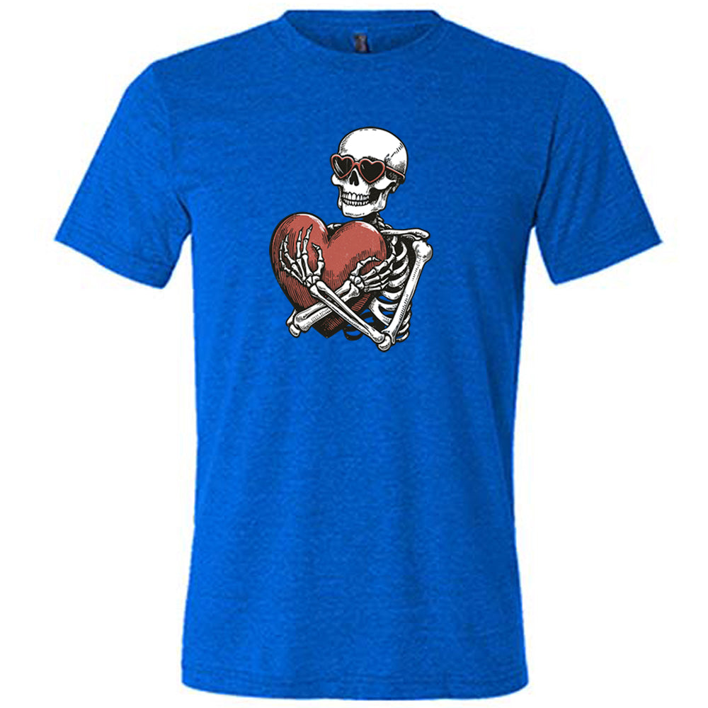 Unisex Skeleton Hug Shirt - Funny Bone Print T-Shirt for Men & Women - Perfect for Halloween Costumes, Cosplay, and Casual Wear