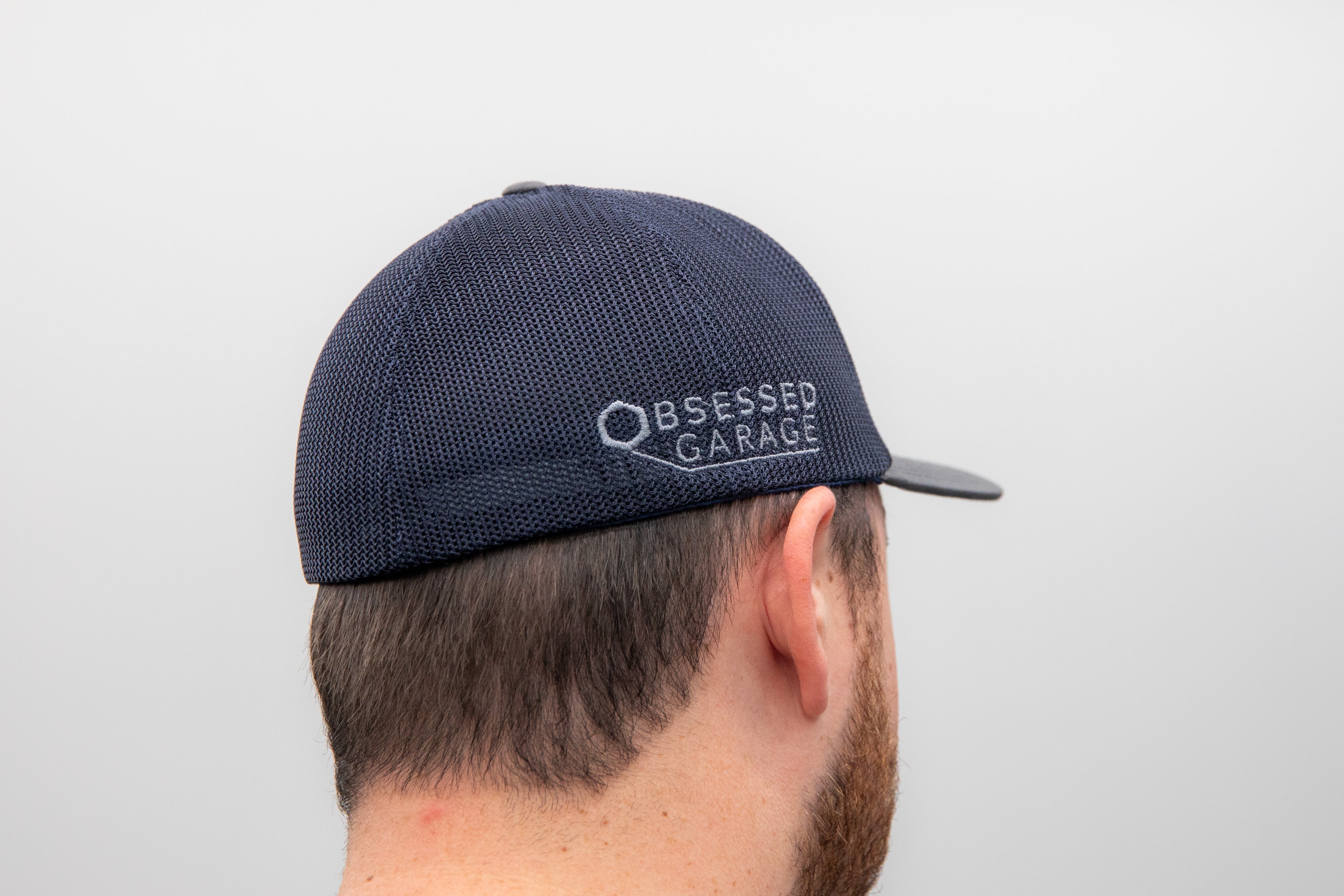 Obsessed Garage Raised Hex Hat Flexfit - Premium Adjustable Baseball Cap for Men & Women - Perfect for Outdoor Activities, Sports, and Casual Wear