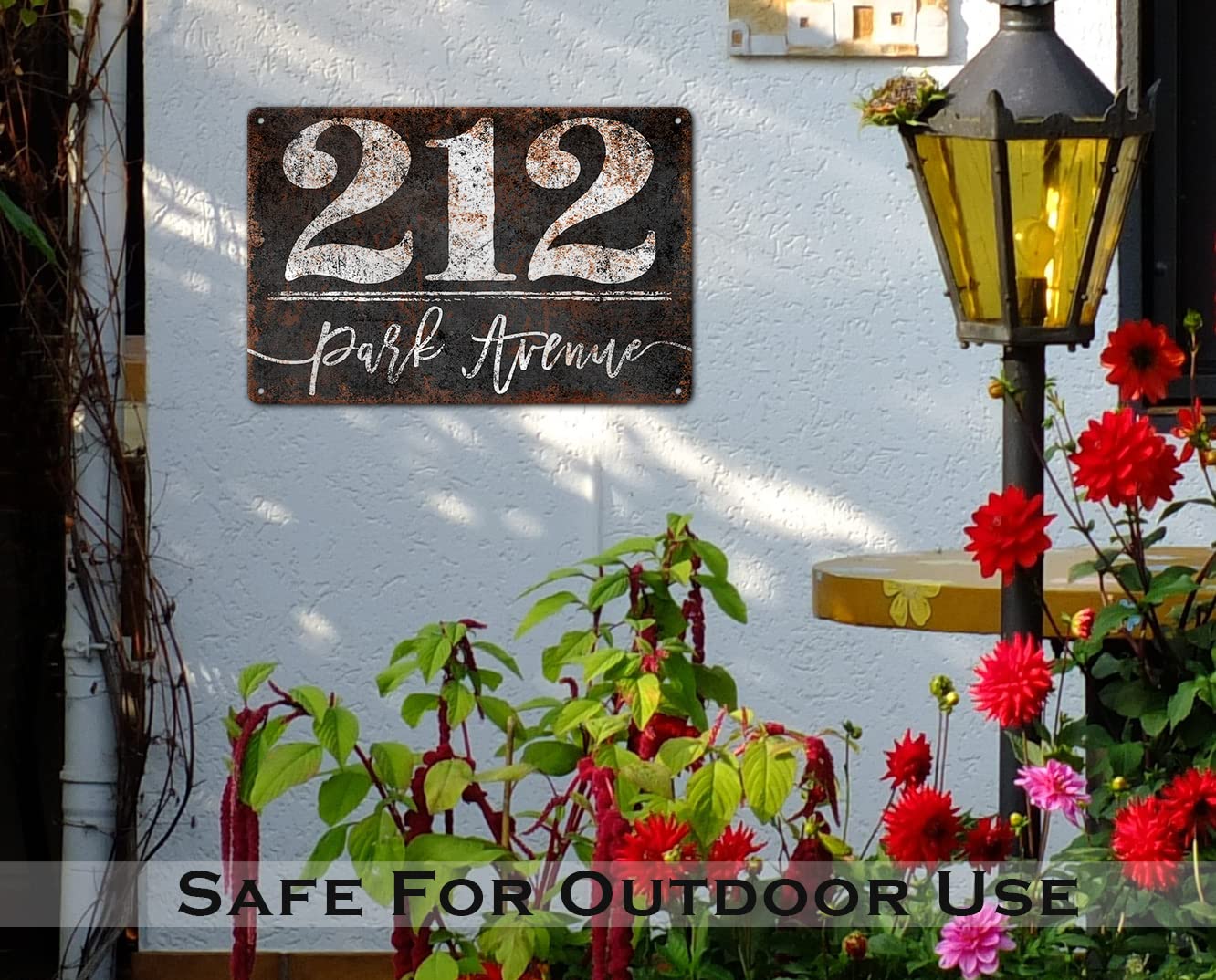 Custom Engraved Address Plaque Sign for House - Outdoor Porch Decor, Mailbox Numbers, Home Entryway Signage - Perfect for Front Door, Garden Gate & Housewarming Gifts