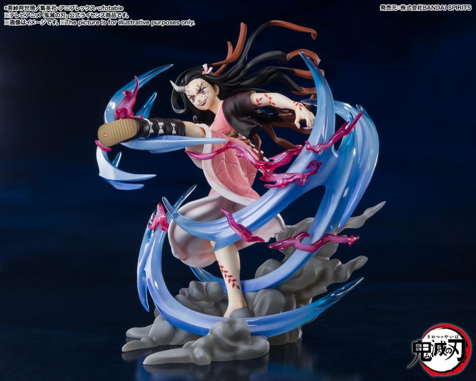 Figuarts Zero Demon Slayer: Kimetsu no Yaiba Nezuko Kamado Advancing Version Anime Statue - Perfect for Anime Collectors, Home Decor, and Gift Giving