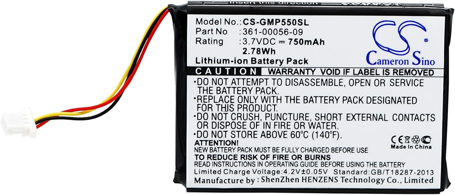 Garmin Pro 550 Dog Collar Replacement Battery - Compatible with Models 361-00056-07, 361-00056-09, 010-11925-10 - Long-Lasting Power for Hunting & Outdoor Adventures