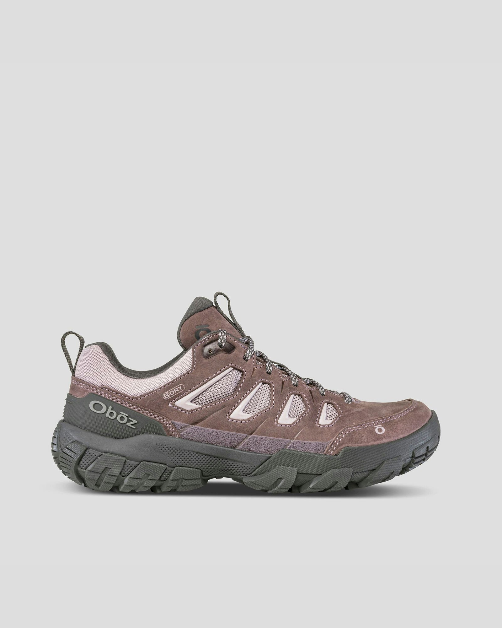 Women's Oboz Sawtooth X Low Waterproof Hiking Shoes Wide Width - Lupine Color | Lightweight Trail Running Shoes for Outdoor Adventures & Daily Walking