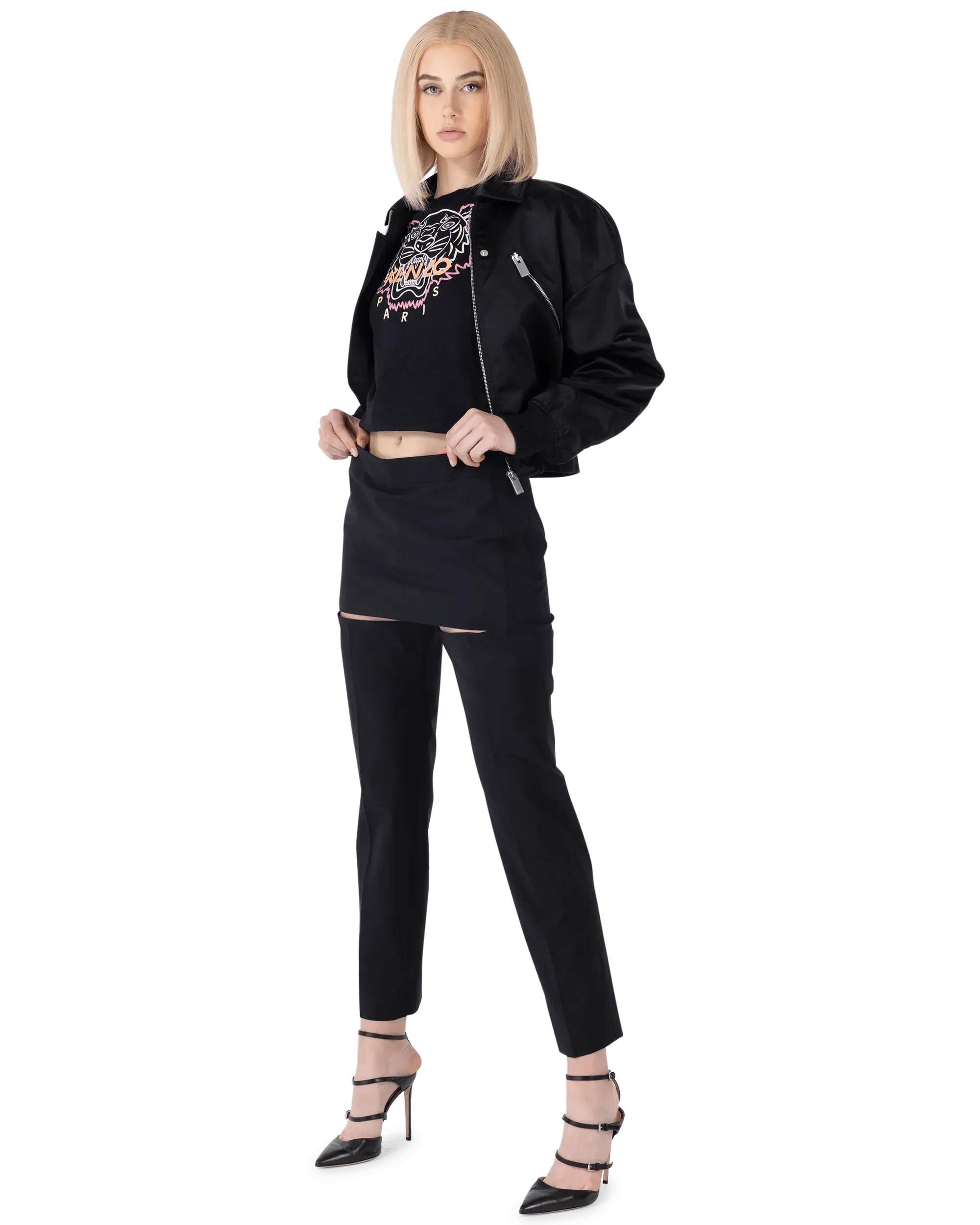Luna Bomber Jacket for Women - Stylish Lightweight Windbreaker with Zipper Closure - Perfect for Casual Outfits, Travel & Outdoor Activities