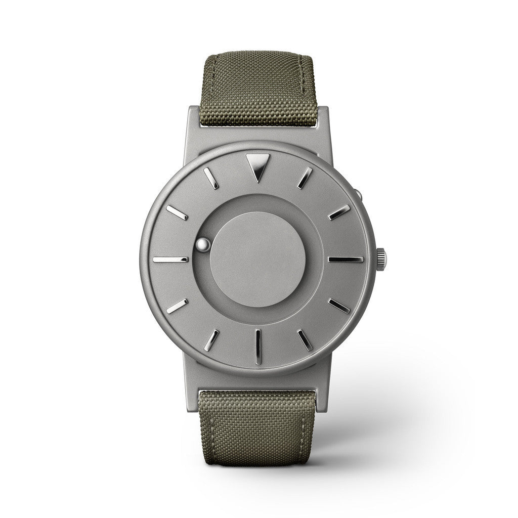 Eone The Bradley Canvas Watch - Minimalist Analog Watch for Men & Women - Stylish Waterproof Wristwatch for Business, Casual & Outdoor Activities