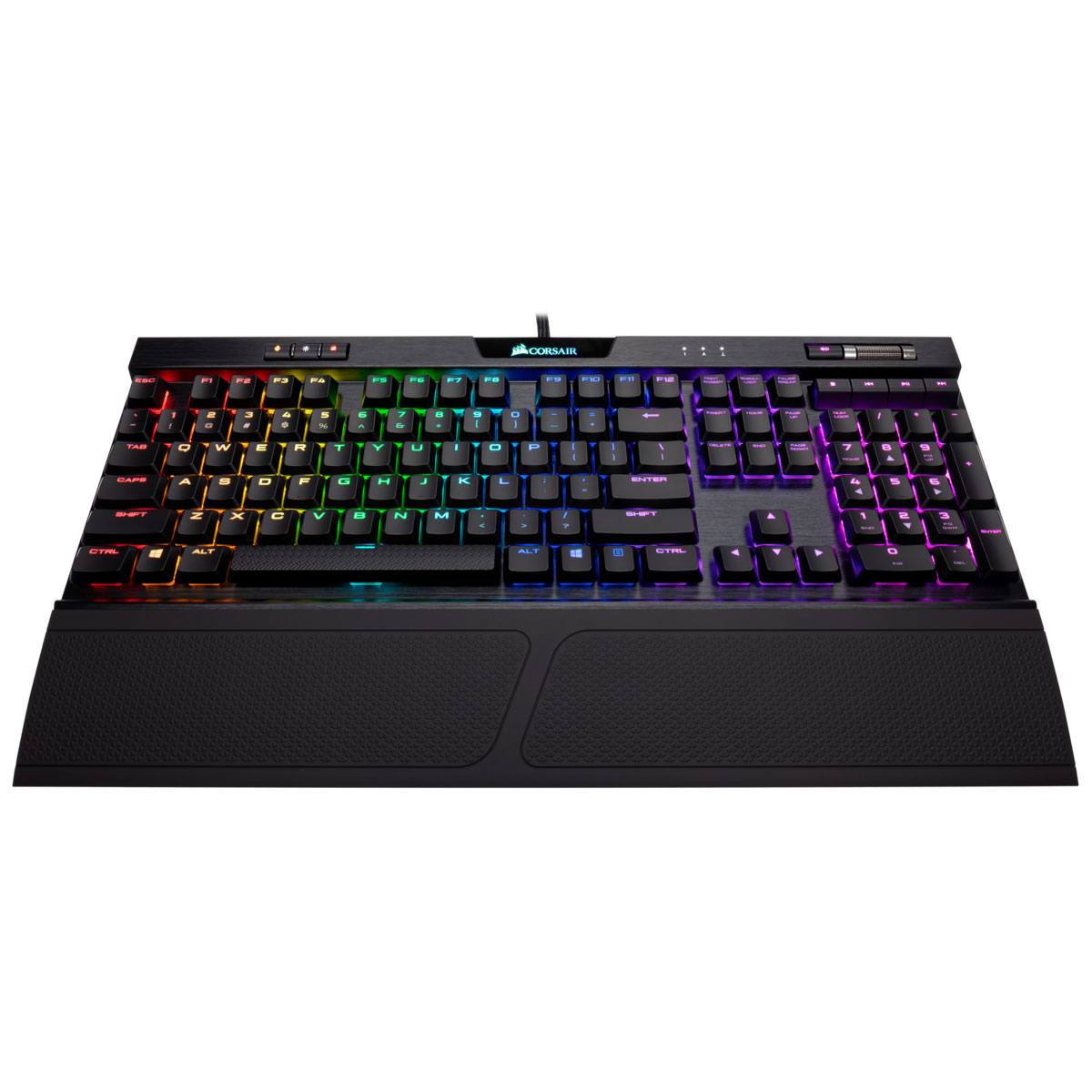 Corsair K70 RGB MK.2 Low Profile RAPIDFIRE Mechanical Gaming Keyboard with Cherry MX Low Profile Speed Switches - Perfect for Esports, Typing & Office Work