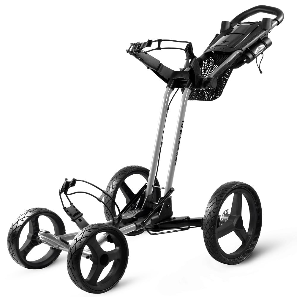 Sun Mountain PX4 Golf Push Cart - Lightweight & Durable for Golfers