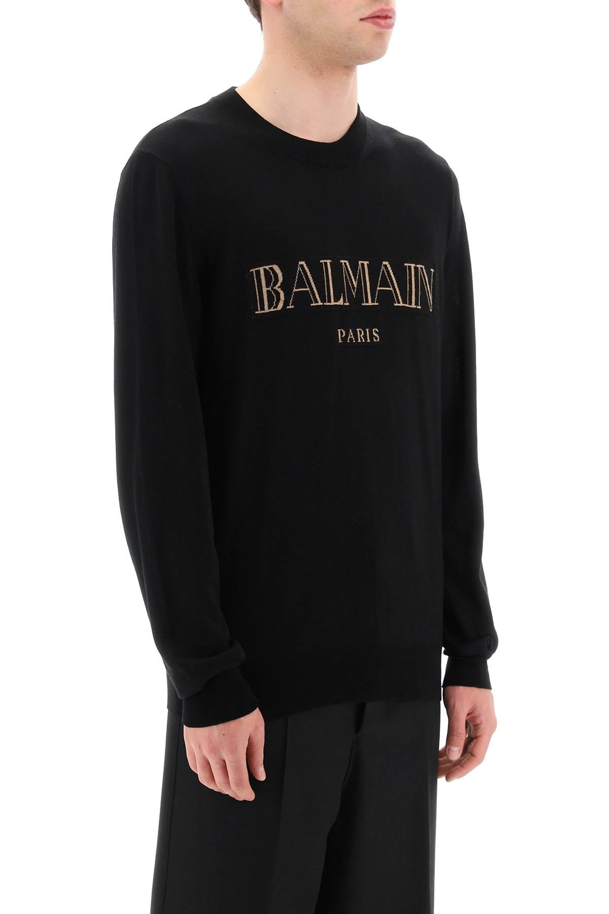 Balmain Lightweight Merino Wool Pullover Sweater for Women - Soft & Warm Winter Knitwear - Perfect for Office, Travel & Casual Outfits