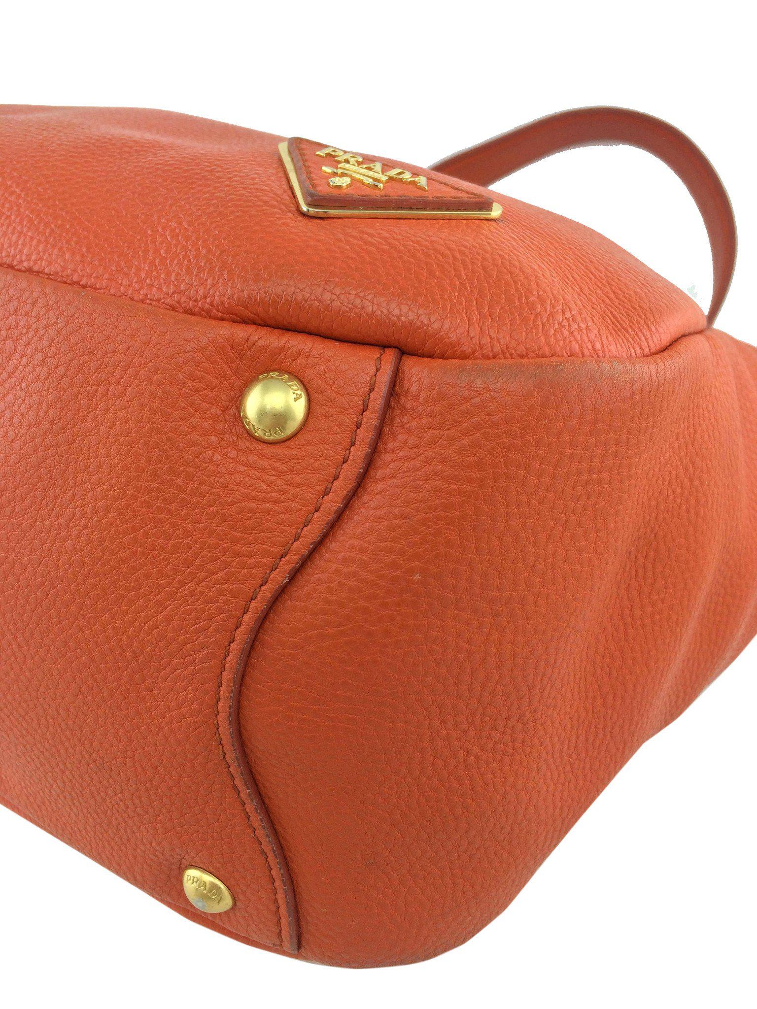 Prada Vitello Daino Leather Side Pocket Tote Bag for Women | Luxury Designer Handbag with Zipper Compartment | Perfect for Work, Travel & Everyday Use