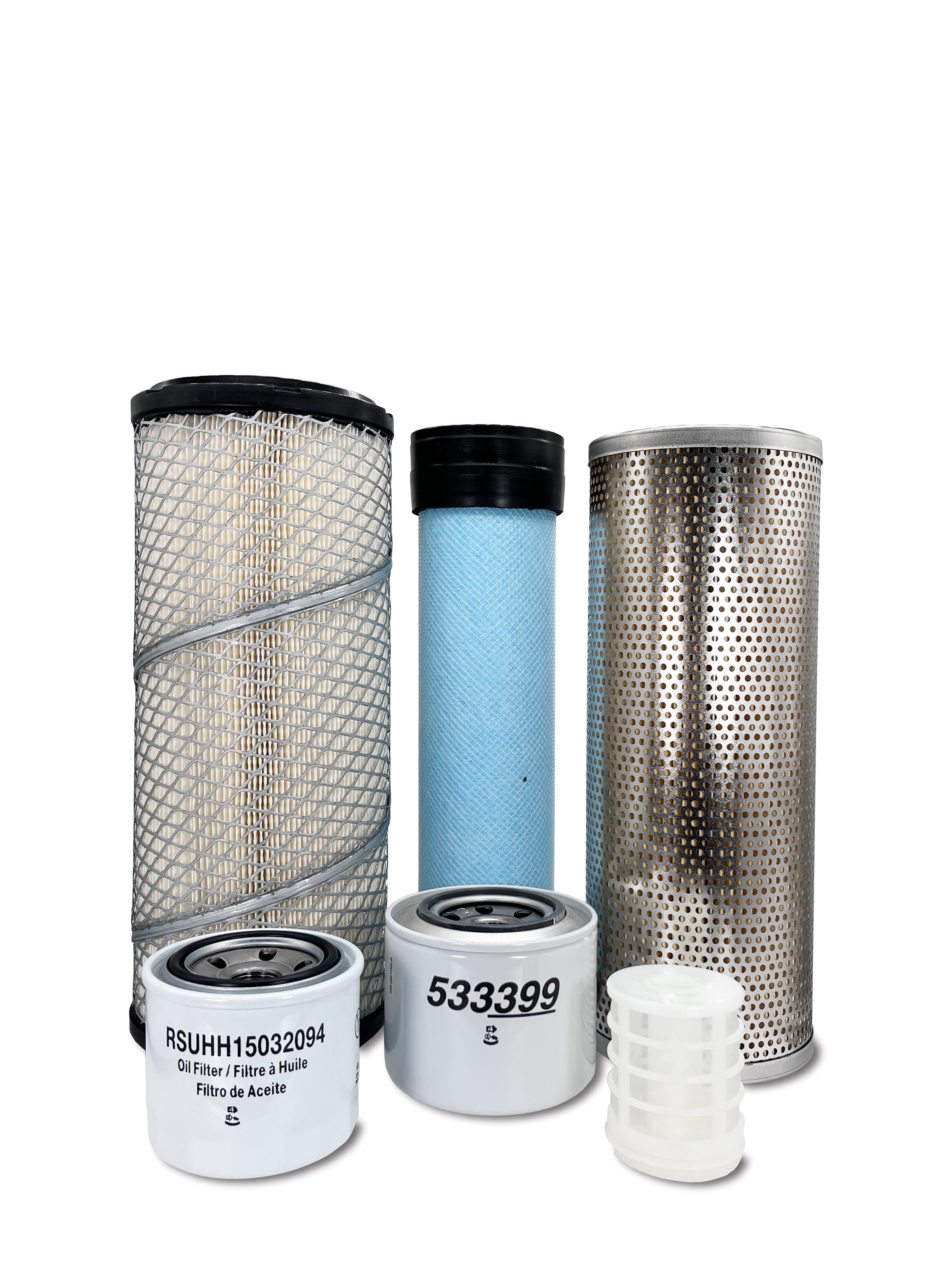 HERO® Maintenance Filter Kit for Takeuchi TB180FR Excavator - Air, Oil & Fuel Filters Replacement Set - Perfect for Construction & Heavy Equipment Maintenance