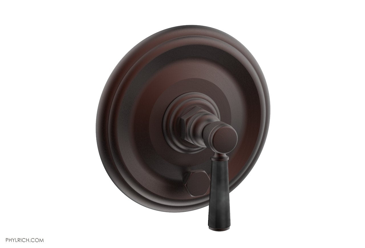 HEX TRADITIONAL Pressure Balance Shower Plate with Diverter and Handle Trim Set - 4 164 - Perfect for Bathroom Renovation and Modern Home Upgrade