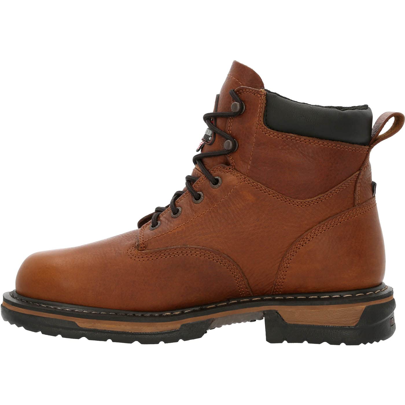 Rocky IronClad Waterproof Work Boots for Men - Steel Toe Safety Shoes with Slip Resistant Outsole - Ideal for Construction, Hiking & Outdoor Work