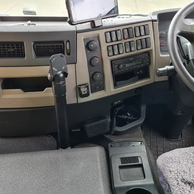 Industrial Evolution InDash Mount for Volvo FE (2006+) LHD - Secure Dashboard Phone Holder for Truck Drivers | Perfect for Navigation & Hands-Free Calling