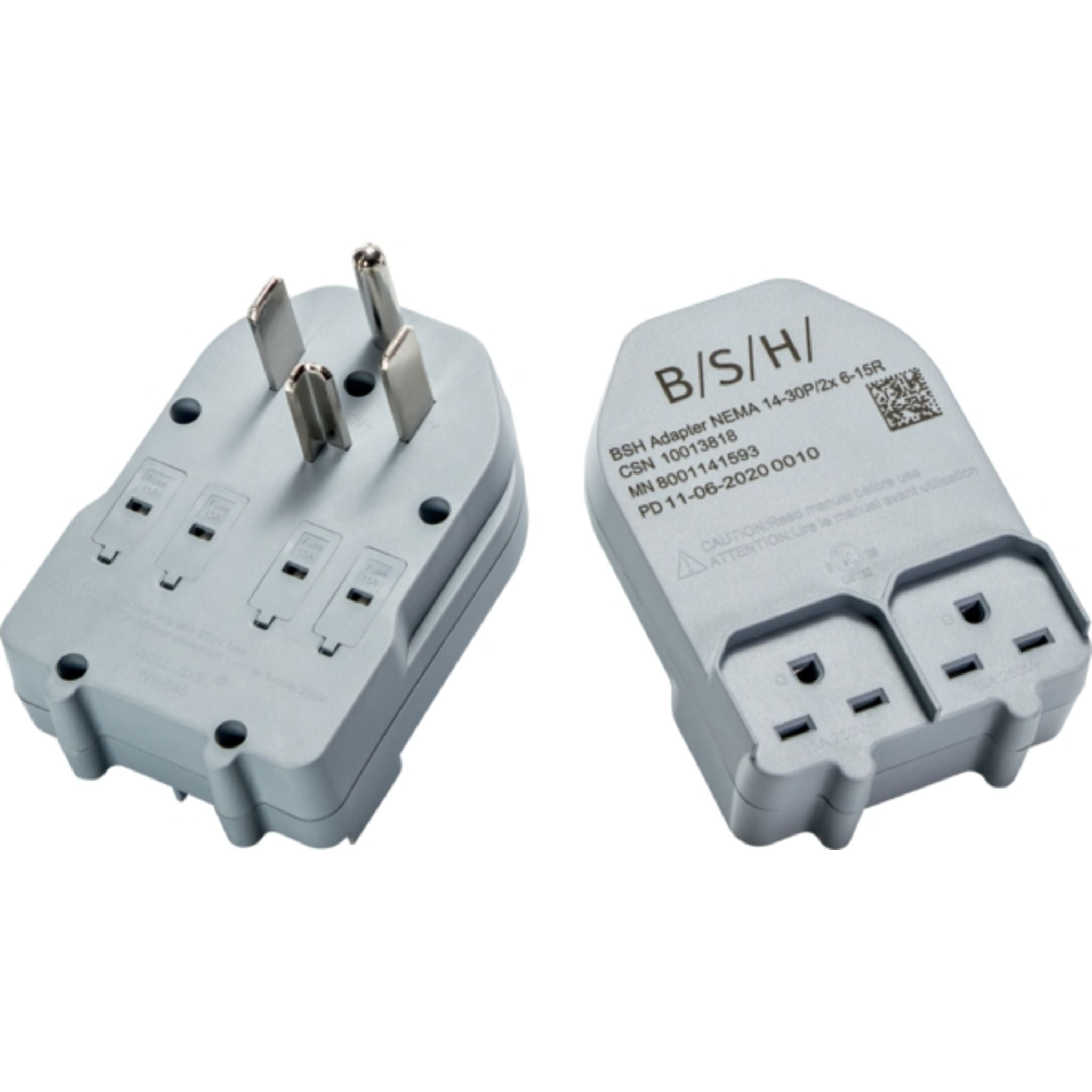Bosch 240V Adapter - NEMA 14-30P to 6-15R (WTZPA20UC) | Heavy Duty Power Converter for Electric Vehicles, RVs & Industrial Equipment