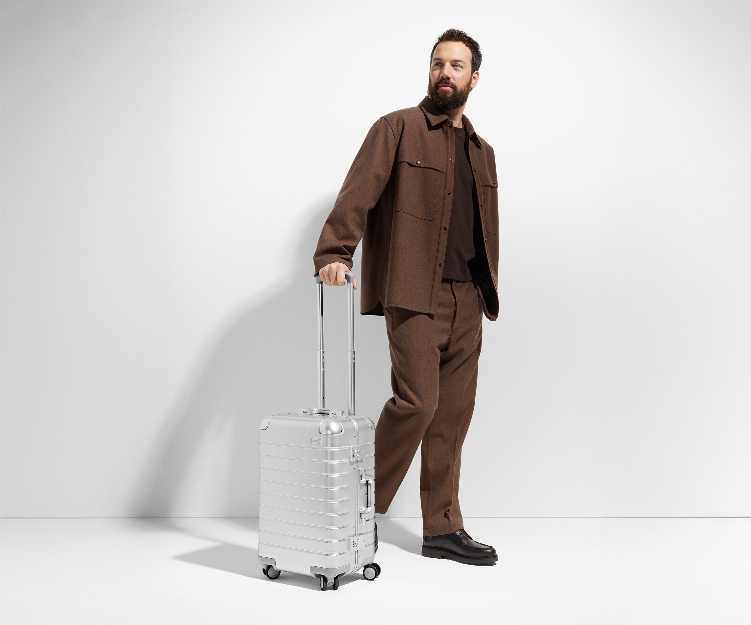 Premium Aluminum Carry On Luggage - Onyx Black Expandable Suitcase for Travel | Lightweight & Durable for Business Trips & Vacations