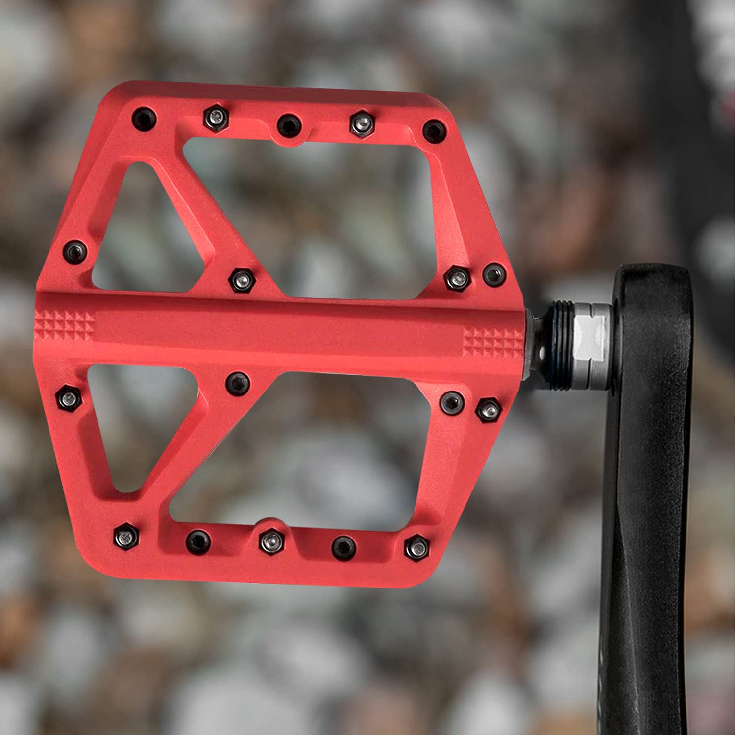Premium Mountain Bike Pedals - Durable Flat BMX/MTB Pedals for Cycling & Off-Road Adventures - Ideal for Trail Riding, Commuting & Extreme Sports