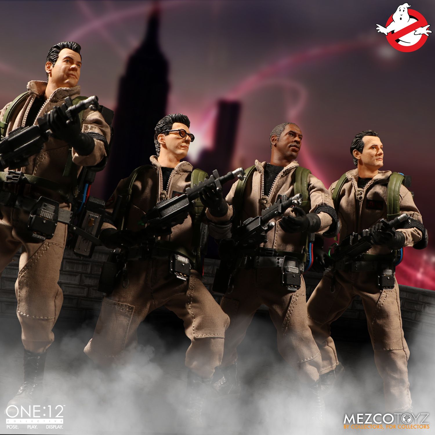 Mezco Toyz One:12 Collective Ghostbusters Deluxe Box Set - 1/12 Scale Action Figures (6-Pack) | Perfect for Collectors, Display & Ghostbusters Fans