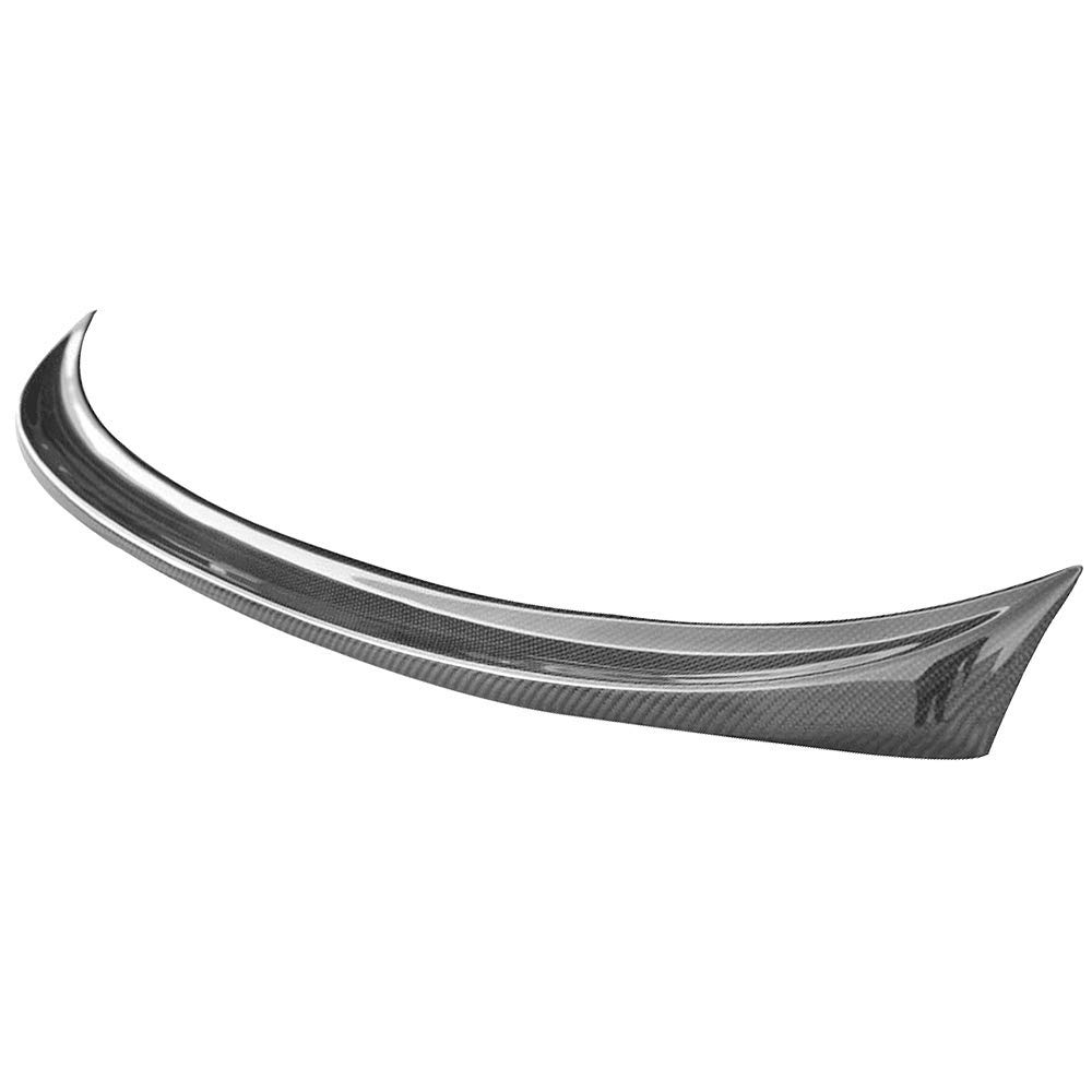 IKON MOTORSPORTS Carbon Fiber Trunk Spoiler for 2006-2011 BMW E90 3 Series Sedan | M-Tech M Sport AC Style Rear Wing | Perfect for Car Enthusiasts & Performance Upgrades