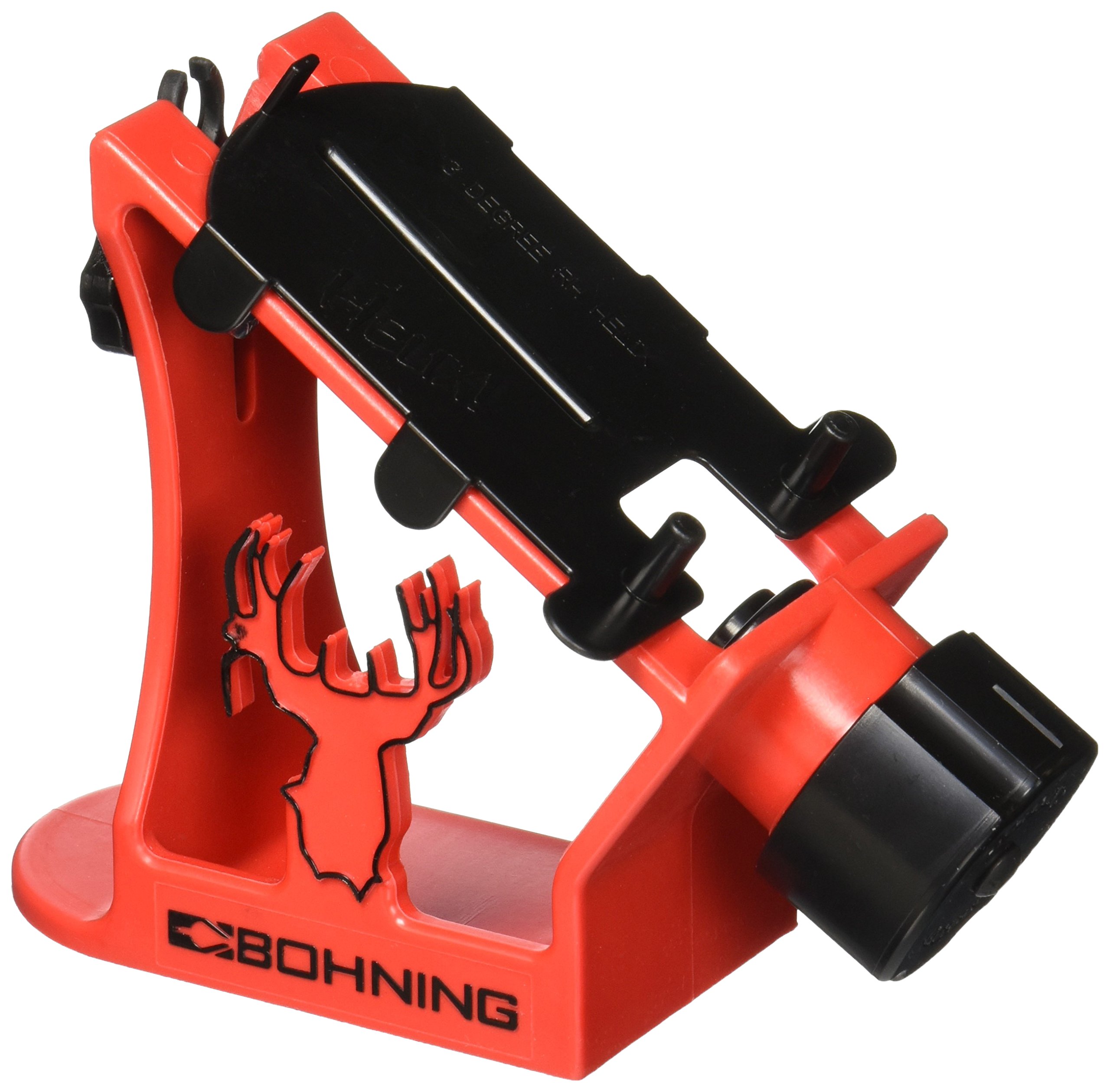 Bohning Blazer Helix Fletching Jig - Red | Archery Arrow Fletching Tool for Precision Arrow Building | Perfect for Hunting, Target Practice & Bowfishing