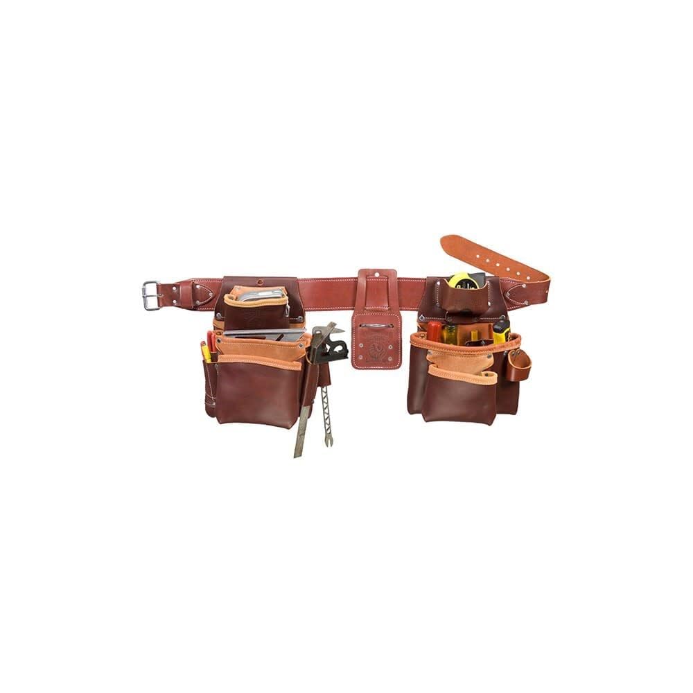 Occidental Leather 5080SM Small Pro Framer Set - Premium Leather Tool Belt for Carpenters & Construction Workers - Ideal for Framing, Remodeling & DIY Projects