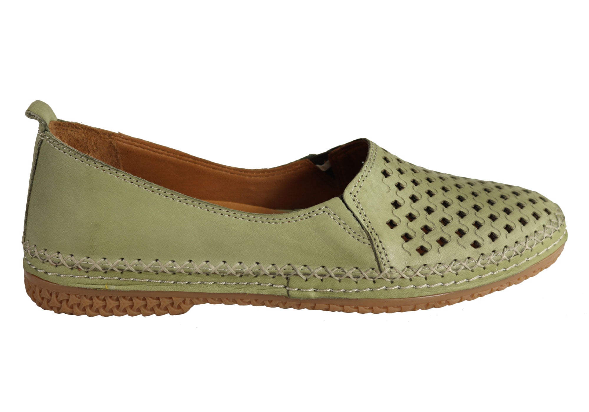 Orizonte Joy Women's Comfortable Soft Leather Flat Shoes - European Style Loafers for Casual Wear, Office & Walking
